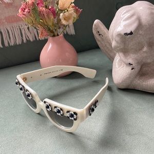 Prada floral sunglasses.